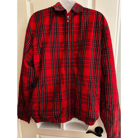 Polo Ralph Lauren red tartan fleece-lined jacket L - Picture 5 of 7